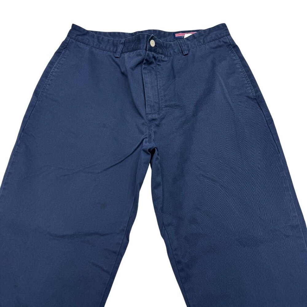 Vineyard Vines Men's 100% Cotton Navy Blue Club Pants, Size 36x30 - Picture 3 of 12